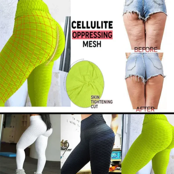 2019 New Fashion Sexy Women Anti-Cellulite Compression Leggings Hip Tight Casual Slim Fit Butt Lift Elastic - Image 3