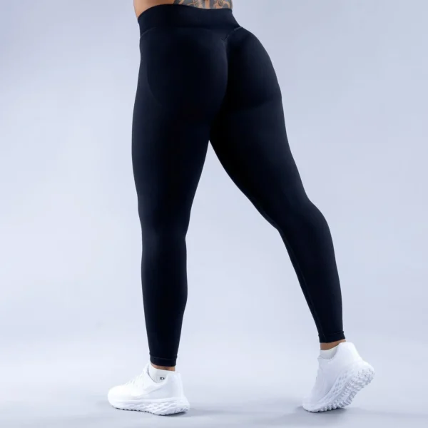 Impact Leggings Women Scrunch Bum Seamless Yoga Pants Workout Gym Leggings Low Ribbed Band Fitness Butt Lifting Tights - Image 3