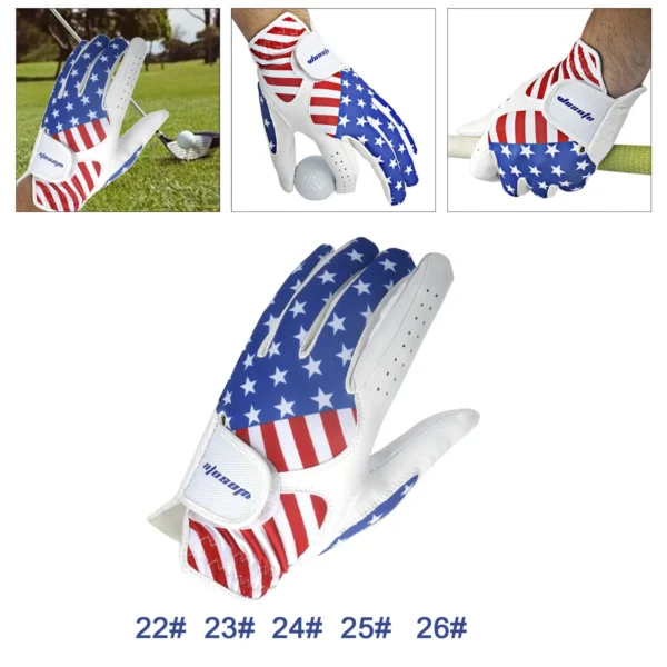 Golf s of Permanent Left Hand Quality Material with Patterned Comfortable Single Breathable Handsc - Image 3