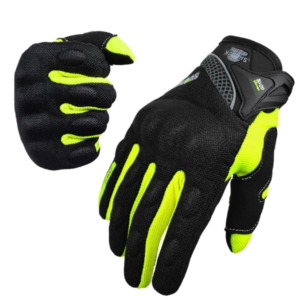 Summer Motorcycle Riding Gloves Man Breathable Motocross Gloves Hard Shell Protective MTB MX Motorbike Gloves Women Touchscreen - Image 8