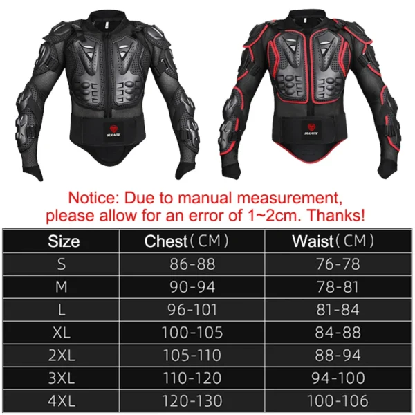 Motorcycle Armor Protector Jacket 2024 New Riders Motocross Protection Clothing Men's Motos Riding Equipment Clothes GT201 - Image 6