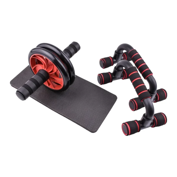 New Ab Roller&Jump Rope No Noise Abdominal Wheel Ab Roller with Mat For Arm Waist Leg Exercise Gym Fitness Equipment - Image 3