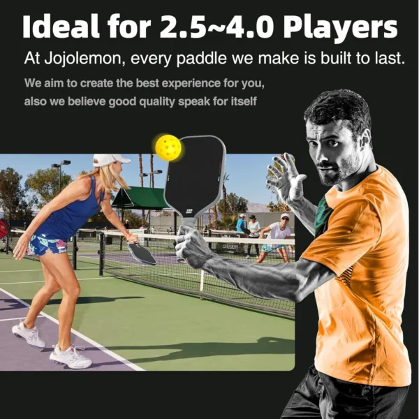 Pickleball Paddle T700 Carbon Fiber Frosted Surface 16MM Enhanced Sweet Spot&Control&Power Anti-slip Grip USAPA Compliant - Image 9