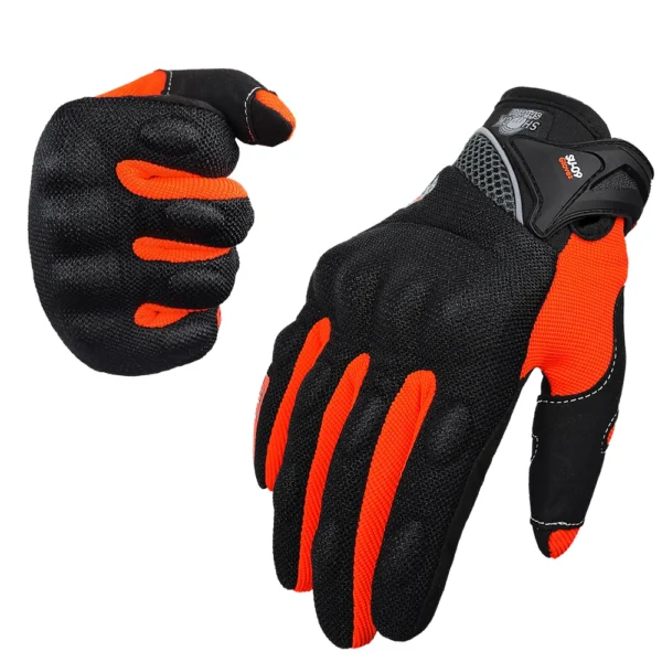 Summer Motorcycle Riding Gloves Man Breathable Motocross Gloves Hard Shell Protective MTB MX Motorbike Gloves Women Touchscreen - Image 9