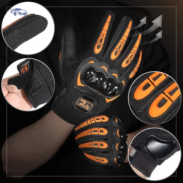 Motorcycle Gloves Windproof Waterproof Men Motorbike Winter Riding Gloves Touch Screen Motocross Gloves Protective Gear - Image 4