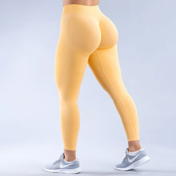 Impact Leggings Women Scrunch Butt Seamless Yoga Pants Workout Gym Leggings Ribbed Low Waist Fitness Butt Lifting Sports Tights - Image 9