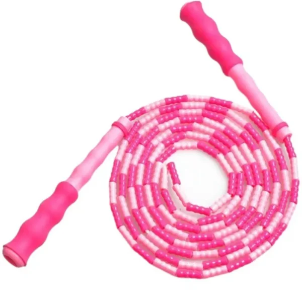 Signable Segmented Fitness Jump Rope No Knots Soft Bead Soft Bead Skipping Rope Durable Adjustable Length Children Gifts - Image 6