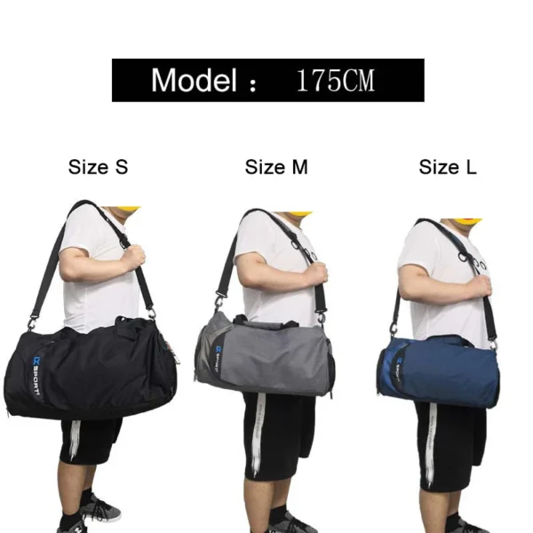 IX Large Gym Bag Fitness Bags Wet Dry Training Men Yoga For Shoes Travel Shoulder Handbags Multifunction Work Out Swimming Bag - Image 20