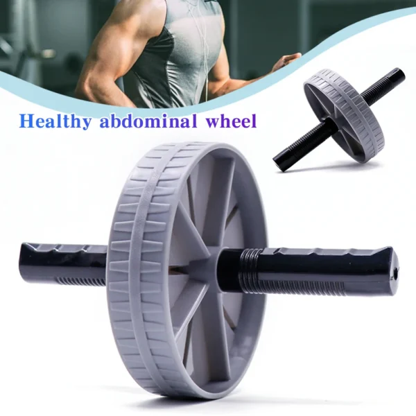 Workout AB Roller Wheel Non-slip Abdominal Wheel No Noise Abdominal Trainer Abdominal Exerciser for Home Gym Strength Workouts - Image 3