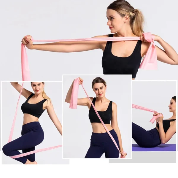 Yoga Sport Resistance Bands Pilates Training Fitness Exercise Home Gym Elastic Band Natural Rubber Latex Yoga Accessories - Image 6