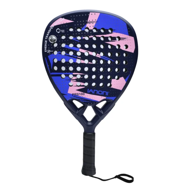 IANONI Padel Racket Carbon Fiber Surface with EVA Memory Flex Foam Core Padel Tennis Racquets Lightweight - Image 7