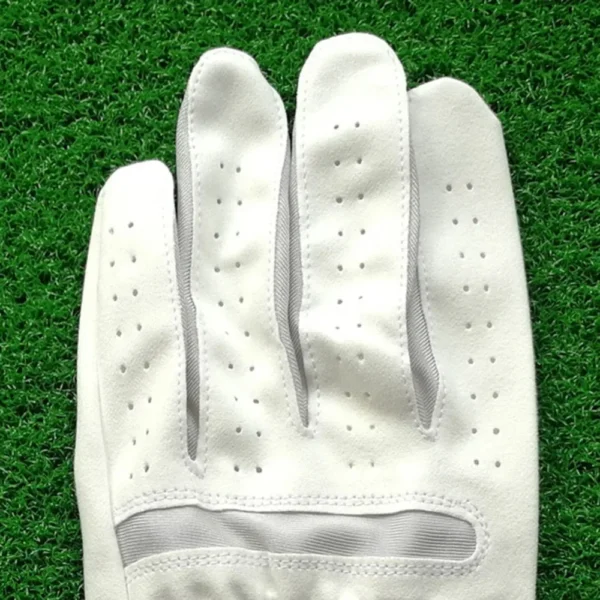 1 Pcs Men's Left Hand Golf Glove Right Hand Micro Soft Fiber Breathable Mens Golf Gloves White Color - Image 17