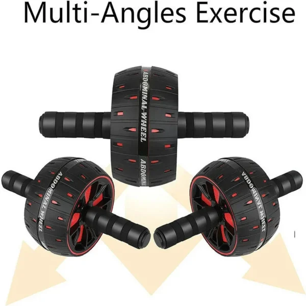 Big Ab Roller for Abs Workout Ab Roller Wheel Exercise Equipment For Core Workout Abdominal Wheel Roller For Home Gym Muscle - Image 2