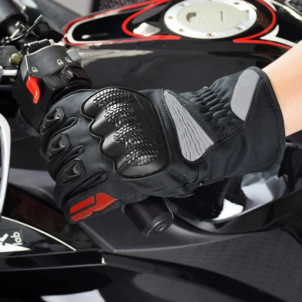 SUOMY Waterproof Windproof Motorcycle Riding Gloves Men Women Winter Warm Motorbike Luvas Touch Screen Motor Motocross Glove - Image 2