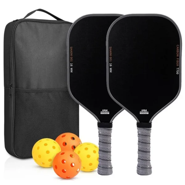 Pickleball Paddle T700 Carbon Fiber Frosted Surface 16MM Enhanced Sweet Spot&Control&Power Anti-slip Grip USAPA Compliant - Image 2