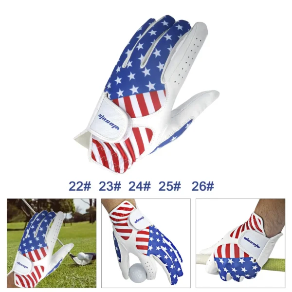 Golf s of Permanent Left Hand Quality Material with Patterned Comfortable Single Breathable Handsc - Image 2