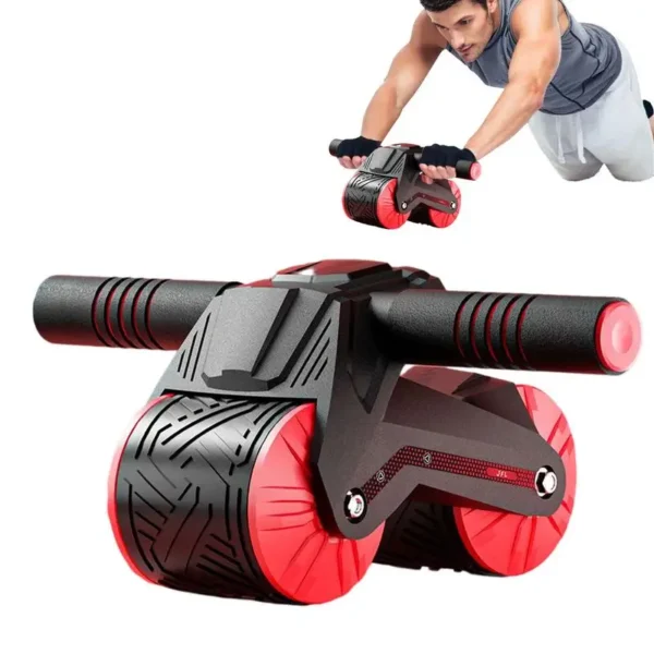 AB Roller Wheel Automatic Rebound Abdominal Training Equipment for Gym Strength Workouts Upgraded Exercising Wheel Roller Wheels - Image 2