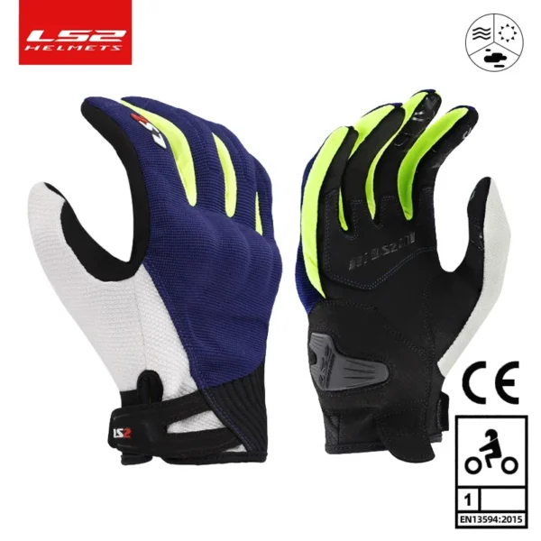 LS2 MG018 Summer Riding Gloves ls2 men Motorcycle Gants touch screen wear-resistant comfortable protective handschoenen - Image 6