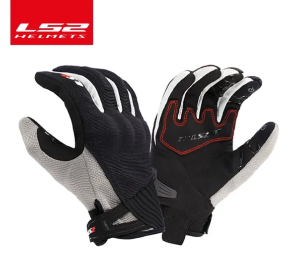 LS2 MG018 Summer Riding Gloves ls2 men Motorcycle Gants touch screen wear-resistant comfortable protective handschoenen - Image 4