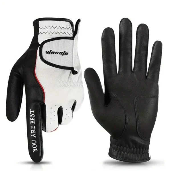 New Golf Gloves Left Hand Single Men's Leather Soft Breathable Gloves Wear-Resistant Breathable Gloves - Image 5