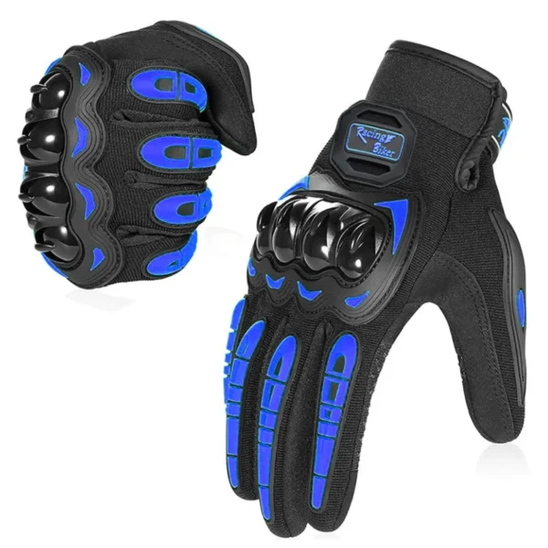 Motorcycle Gloves For Men Breathable Motorcycle Full Finger Guantes Motocross Motorbike Breath Mesh Touch Screen Racing Glove - Image 5