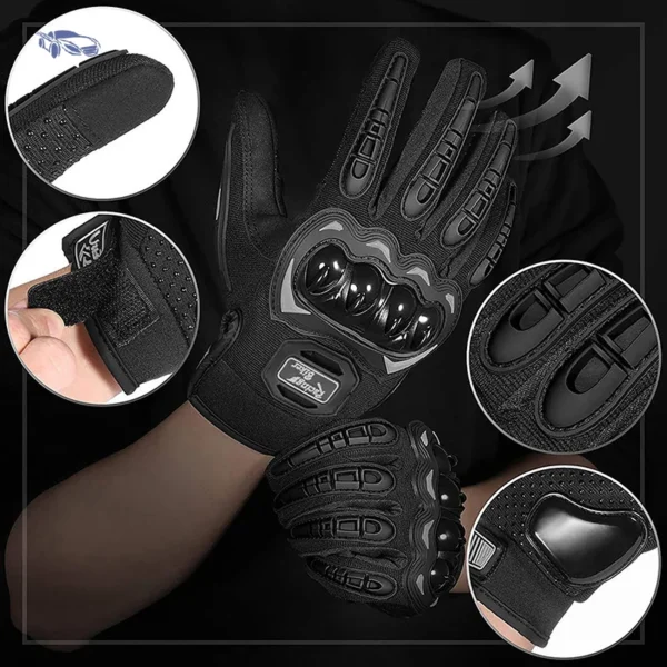 Motorcycle Gloves Windproof Waterproof Men Motorbike Winter Riding Gloves Touch Screen Motocross Gloves Protective Gear - Image 3