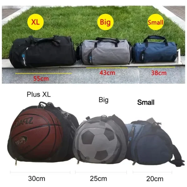 Travel Bag for Men Large Gym Fitness Bag Wet Dry Training Shoes Shoulder Handbags Multifunction Work Out Portable Luggage Duffel - Image 6