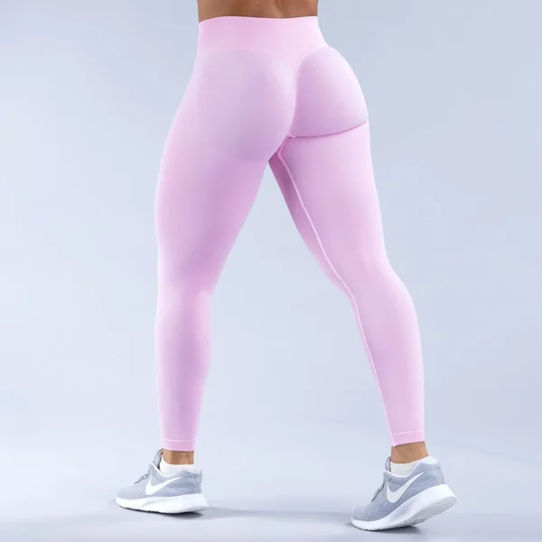 Impact Leggings Women Scrunch Butt Seamless Yoga Pants Workout Gym Leggings Ribbed Low Waist Fitness Butt Lifting Sports Tights - Image 7