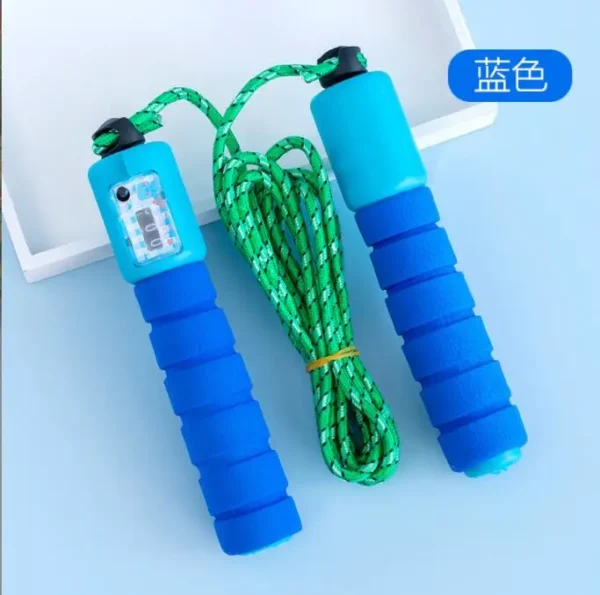 jump rope with a counter with Electronic Counter Adjustable Fast Speed Counting Skipping Rope Jumping Wire Workout - Image 2