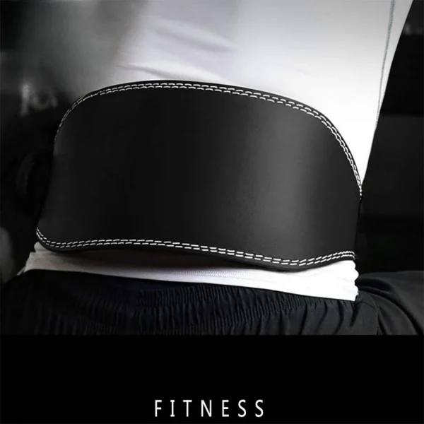 Adjustable Leather Belt Waist Support Gym Belt Unisex Wide Wrap Training Weight Lifting Brace Straps Weightlifting