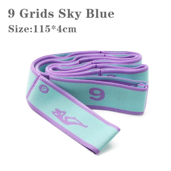 Slimming Resistance Band Yoga Auxiliary Stretching Belt Adult Latin Training Elastic Bands Beginner Pilates Multi-Functional - Image 9