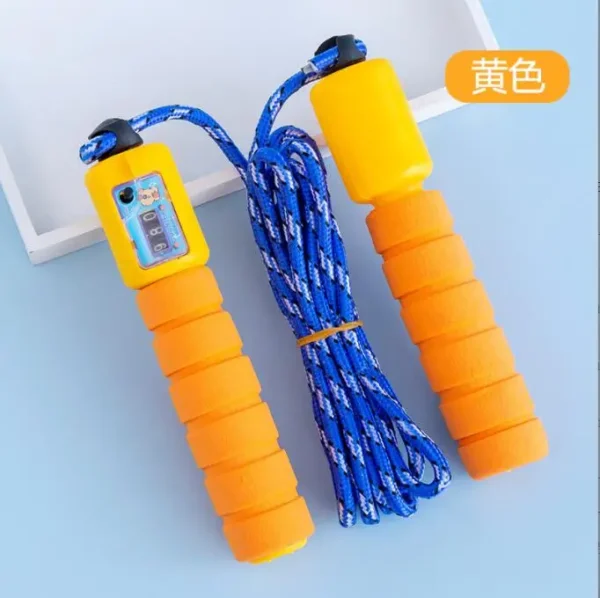 jump rope with a counter with Electronic Counter Adjustable Fast Speed Counting Skipping Rope Jumping Wire Workout - Image 4