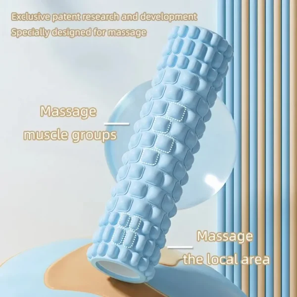 Foam Rollers for Muscle Massage - Medium-Density Back Foam Roller for Back Pain Relief & Muscle Recovery in Legs & Arms - Image 3