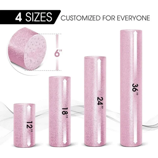 Foam Rollers For Muscle Massage Roller yoga Column back Roller Roller Massage Stick Shaft for Physical Therapy Muscle Recovery - Image 4