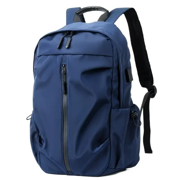 Men's Fashion Solid Color Simple Double Shoulder Backpack Lightweight Backpack Sports Travel Commuting Laptop Backpack Student Backpack