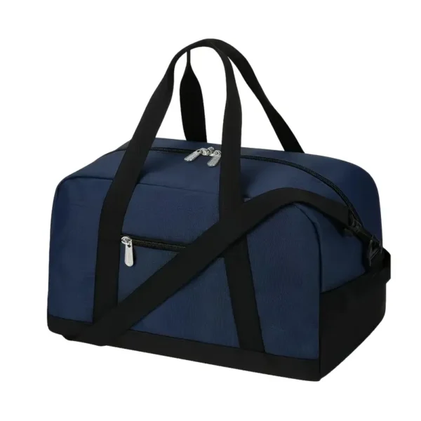 1pc 14-Inch Lightweight Travel & Sports Carry-On Bag, Soft, Comfortable Black Duffel with Practical Pockets, Adjustable Shoulder Strap, and Durable Zipper - Ideal for Gym, Outdoor Activities, and Travel - Perfect Gift for Dad, Husband, Friends, Travel Bag