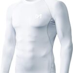 Slimming Compression Shirt for Men – Body Shaper Vest, Crewneck Workout Top with Tummy Control