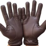 Ladies Horse Riding Gloves 100% Real Leather Brown, Beige, TAN & Black Women Equestrian Gloves