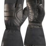 BLACK DIAMOND Men's Guide Finger Gloves Waterproof Gore-TEX Cold Weather Gloves for Ski, Snowboarding, Mountaineering