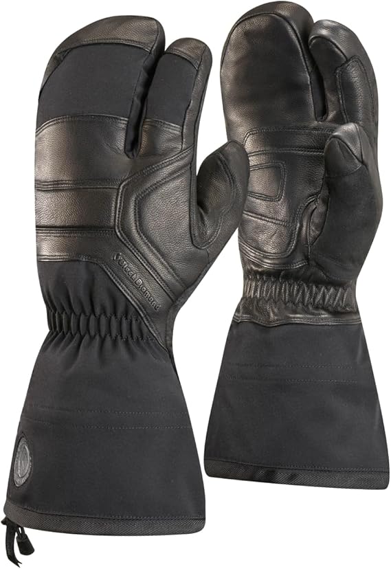 BLACK DIAMOND Men's Guide Finger Gloves Waterproof Gore-TEX Cold Weather Gloves for Ski, Snowboarding, Mountaineering