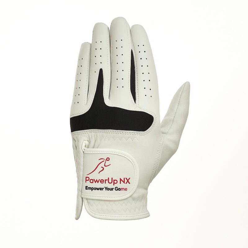 TSS Mens Premium Leather Golf Glove - White (RH Player)