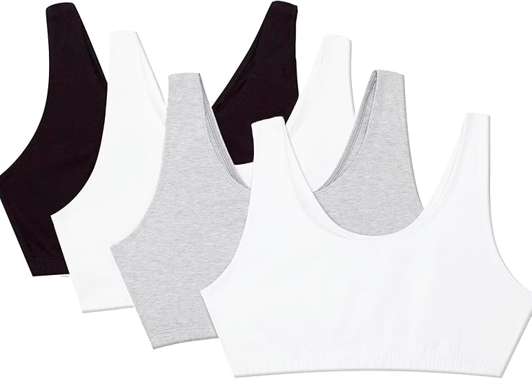 Fruit of the Loom Women's Multi-Pack Tank Top Style Sports Bra